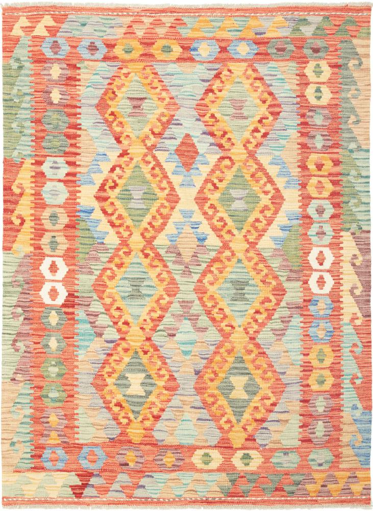 Afghanischer Teppich Kelim  Afghan 170x129 170x129, Perserteppich Handgewebt