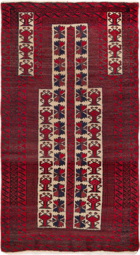 Persian Rug Baluch 140x73 140x73, Persian Rug Knotted by hand
