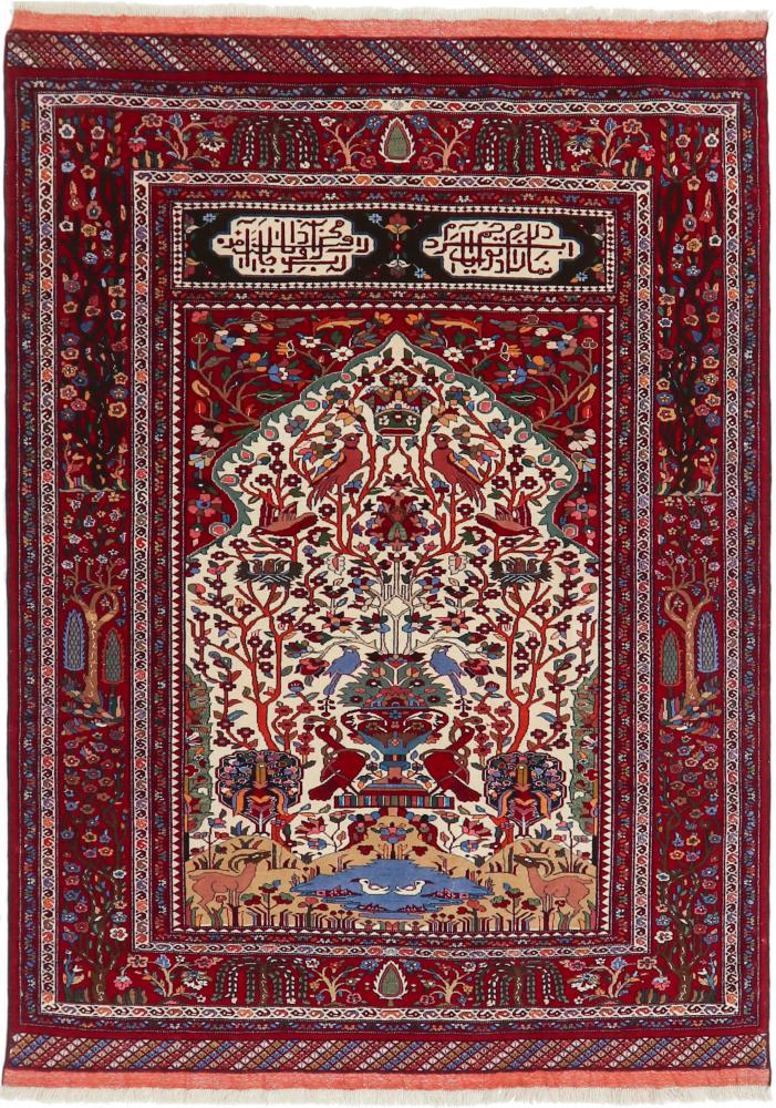 Tapete persa Mashhad 195x139 195x139, Tapete persa Atado à mão