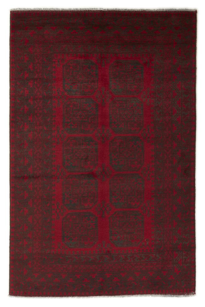 Afghaans tapijt Afghan Akhche 239x156 239x156, Perzisch tapijt Handgeknoopte