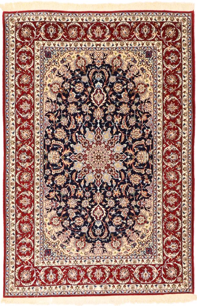 Tapete persa Isfahan Fio de Seda 229x157 229x157, Tapete persa Atado à mão