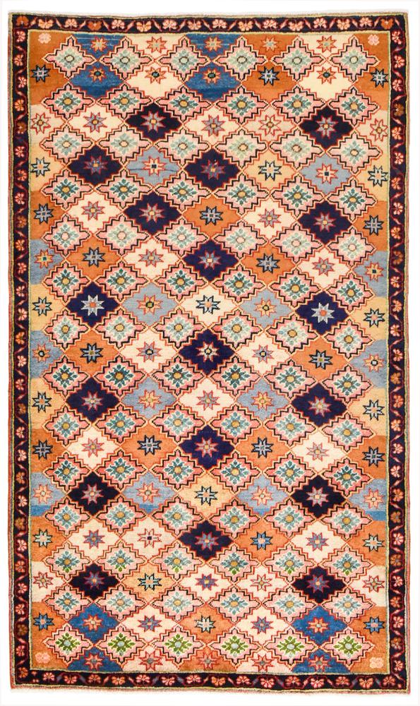 Tapis persan Kaschmar 219x128 219x128, Tapis persan Noué à la main