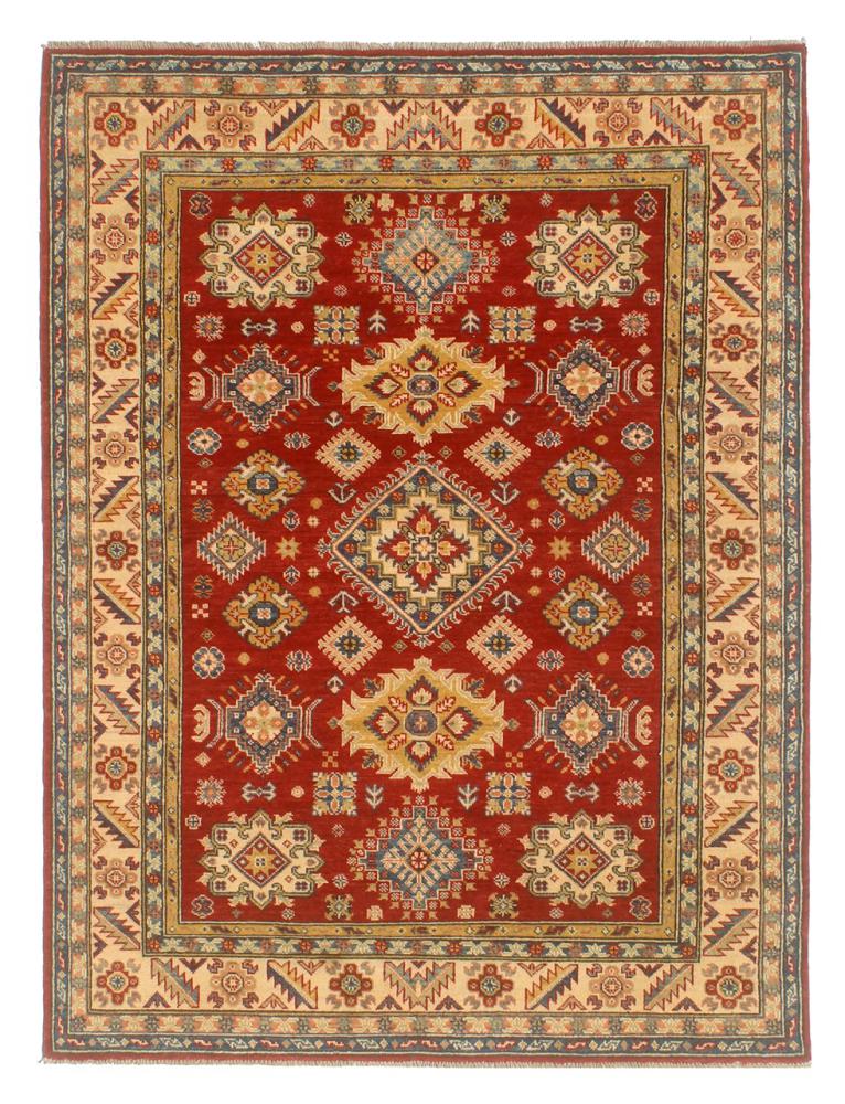 Afghansk tæppe Kazak Ghazni 209x150 209x150, Persisk tæppe Knyttet i hånden