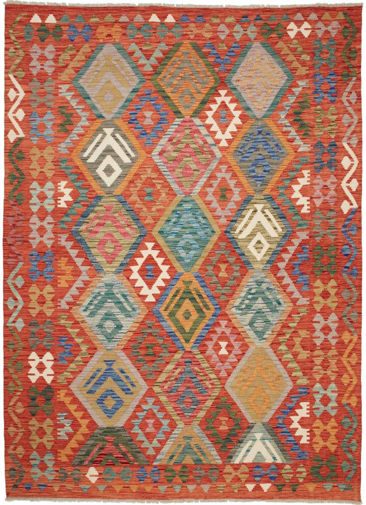 Tapete afegão Kilim Afegão 247x180 247x180, Tapete persa Tecido à mão