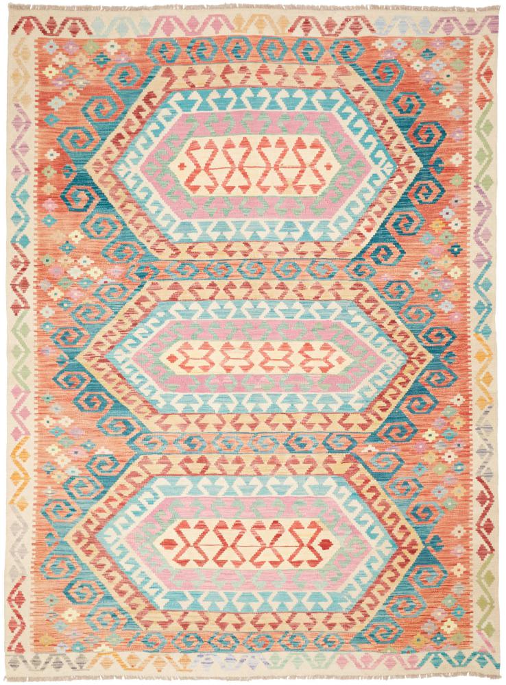 Afghan rug Kilim Afghan 242x182 242x182, Persian Rug Woven by hand