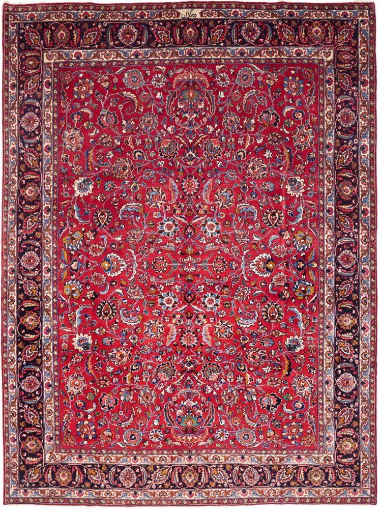 Persisk tæppe Mashhad 403x303 403x303, Persisk tæppe Knyttet i hånden