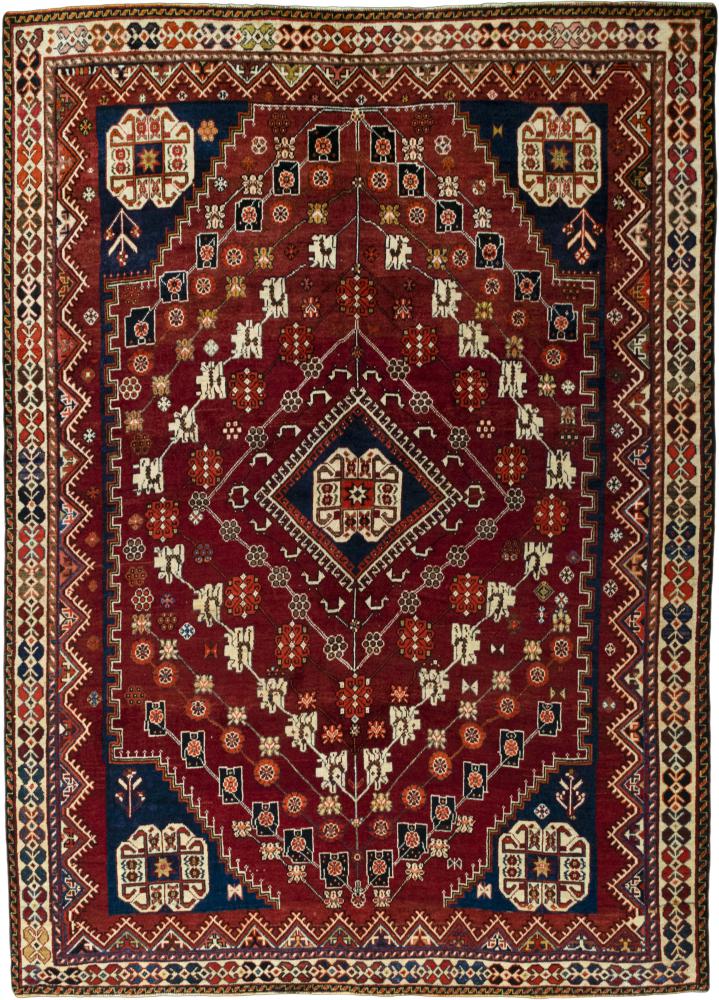 Tapis persan Shiraz 284x211 284x211, Tapis persan Noué à la main