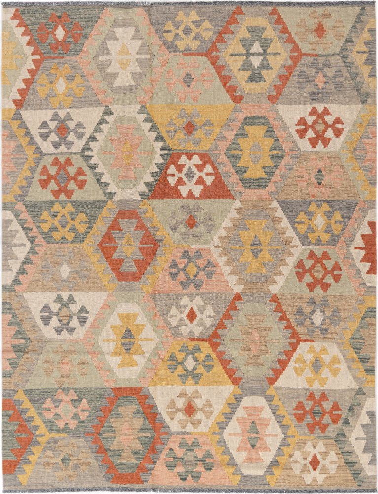 Afgán szőnyeg Kilim Afgán 197x152 197x152, Perzsa szőnyeg Kézzel szőtt