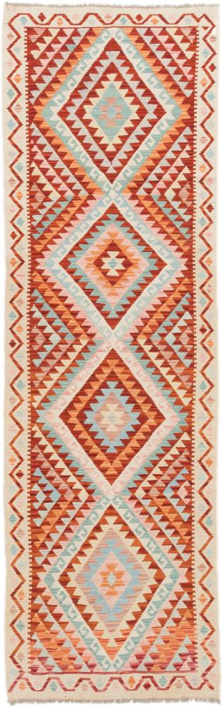 Tapete afegão Kilim Afegão 299x90 299x90, Tapete persa Tecido à mão