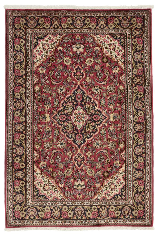 Persian Rug Qum 5'1"x3'5" 5'1"x3'5", Persian Rug Knotted by hand