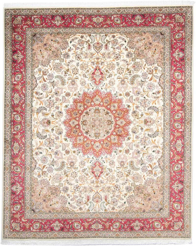 Tapete persa Tabriz 50Raj 250x203 250x203, Tapete persa Atado à mão