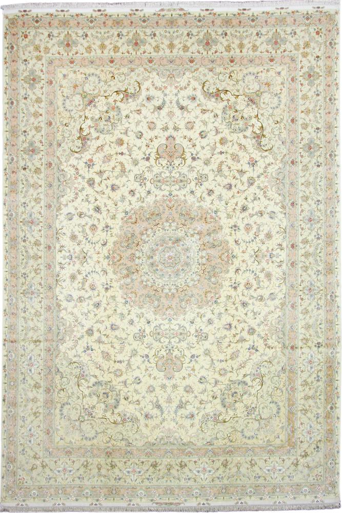 Tappeto persiano Tabriz 55Raj Firmato Ordito in Seta 509x341 509x341, Tappeto persiano Annodato a mano
