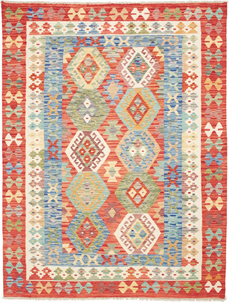 Afganistan-matto Kelim Afghan 202x153 202x153, Persialainen matto kudottu