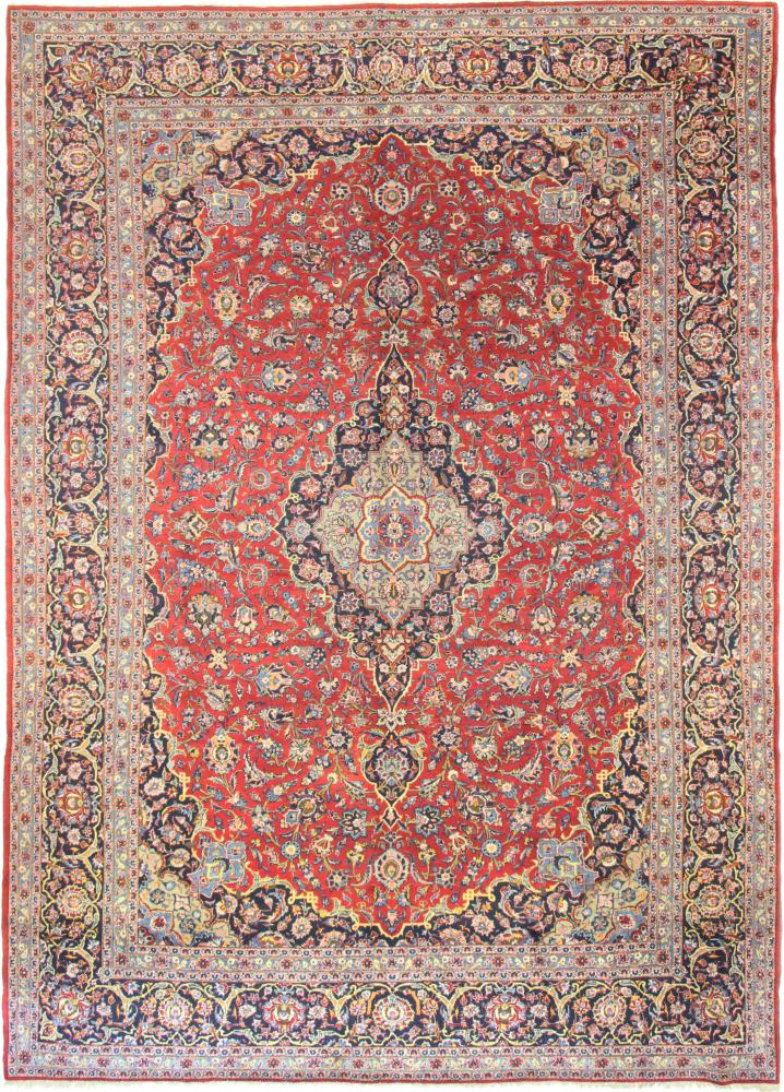 Tapete persa Keshan 413x293 413x293, Tapete persa Atado à mão