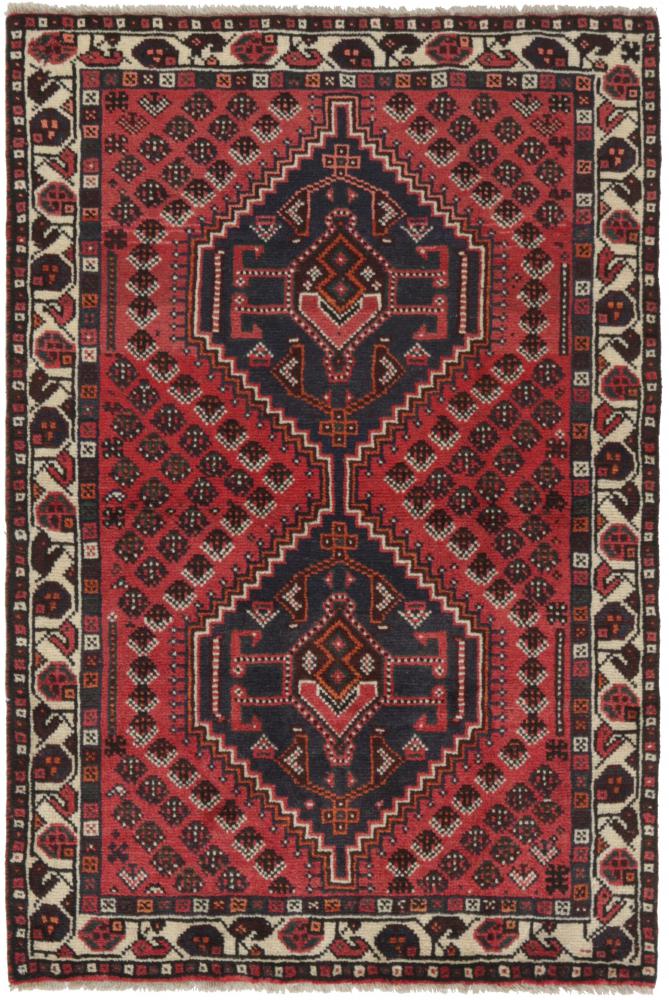 Tappeto persiano Shiraz 157x102 157x102, Tappeto persiano Annodato a mano