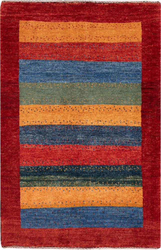 Tapete persa Persa Gabbeh Kashkuli Banafsheh 121x79 121x79, Tapete persa Atado à mão