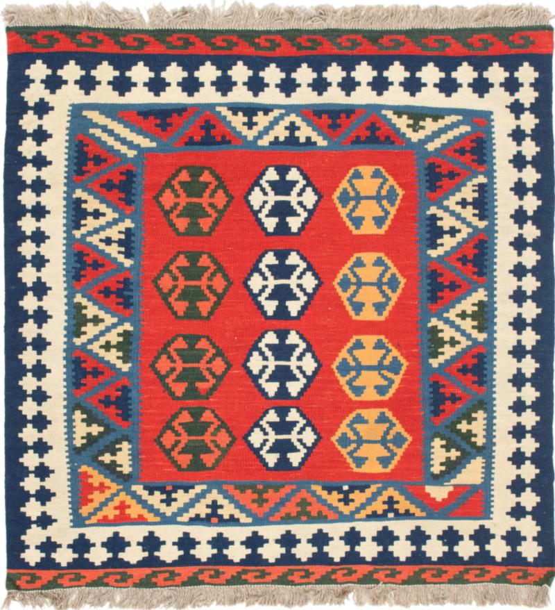 Tapete persa Kilim Fars 101x99 101x99, Tapete persa Tecido à mão