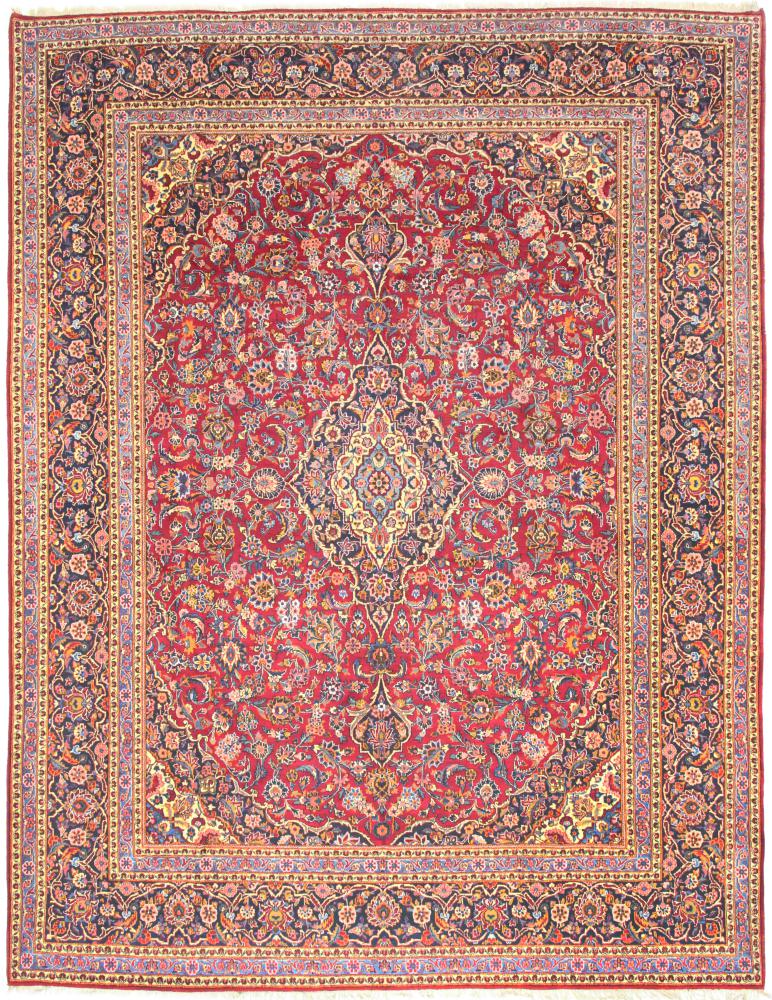 Tapete persa Keshan 396x283 396x283, Tapete persa Atado à mão