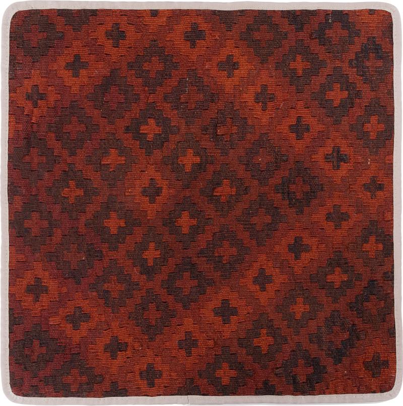 Afghan rug Kilim Afghan Cushion Cover 50x50 50x50, Persian Rug Knotted by hand
