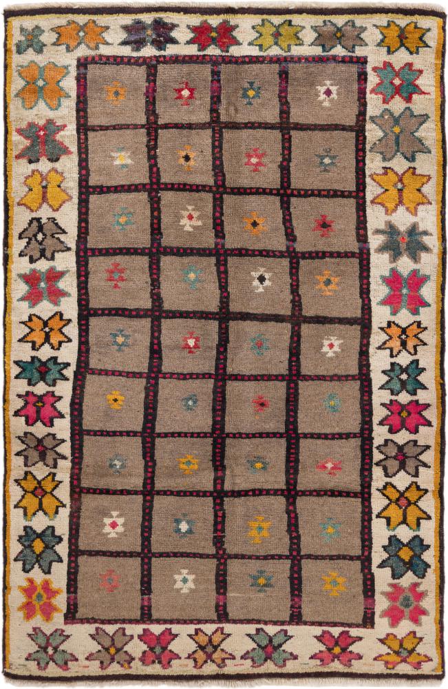 Persian Rug Persian Gabbeh Ghashghai 153x97 153x97, Persian Rug Knotted by hand
