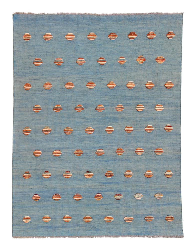 Alfombra afgana Kilim Afghan Nimbaft Edition 193x154 193x154, Alfombra persa Tejido a mano