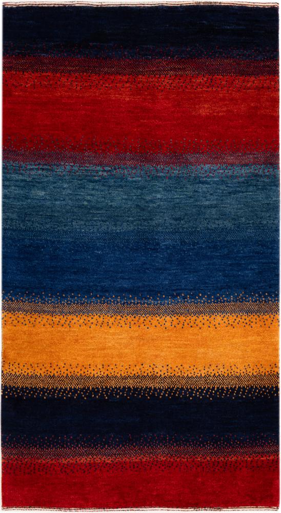Tapis persan Persan Gabbeh Loribaft Essence 145x79 145x79, Tapis persan Noué à la main