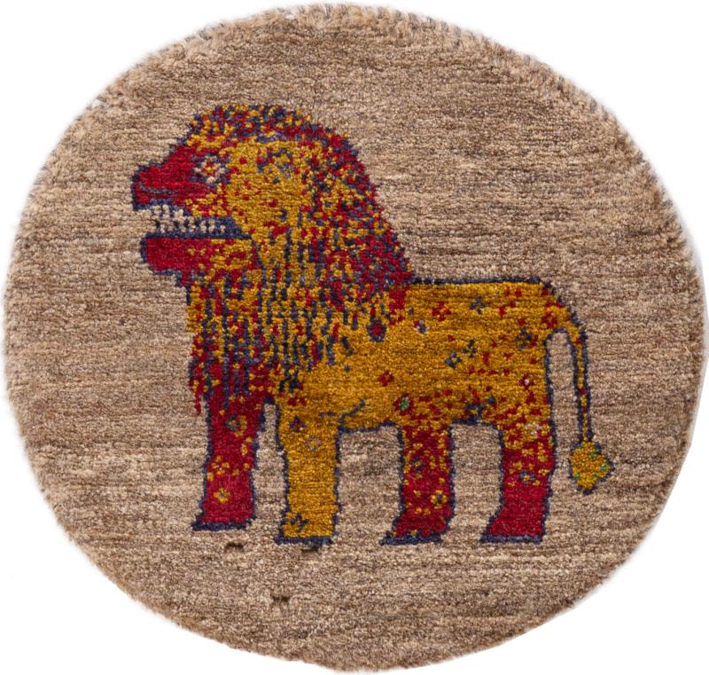 Tapis persan Persan Gabbeh Loribaft 40x40 40x40, Tapis persan Noué à la main
