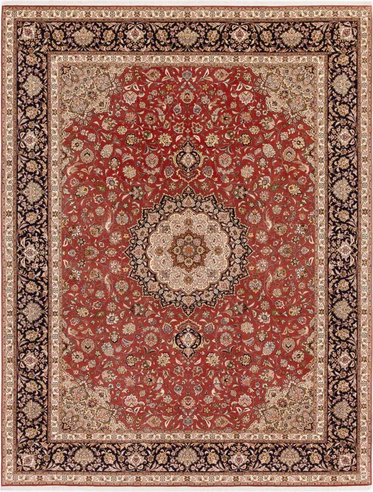Tapis persan Tabriz 50Raj 387x296 387x296, Tapis persan Noué à la main