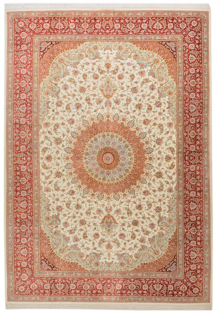 Perzisch tapijt Qum Zijde 340x238 340x238, Perzisch tapijt Handgeknoopte
