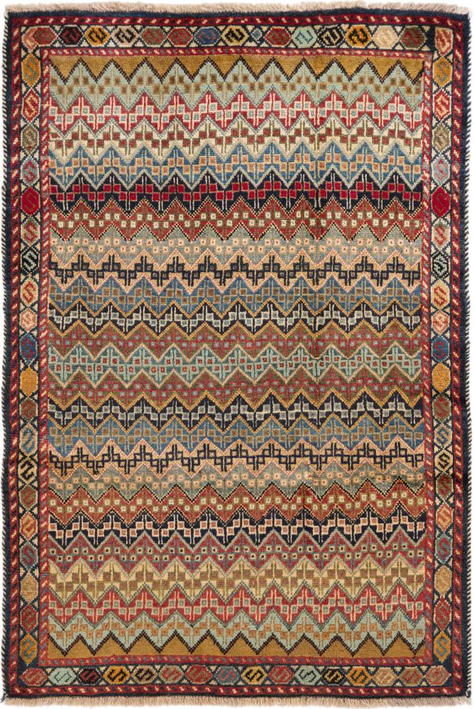 Alfombra persa Persia Gabbeh Ghashghai 159x107 159x107, Alfombra persa Anudado a mano