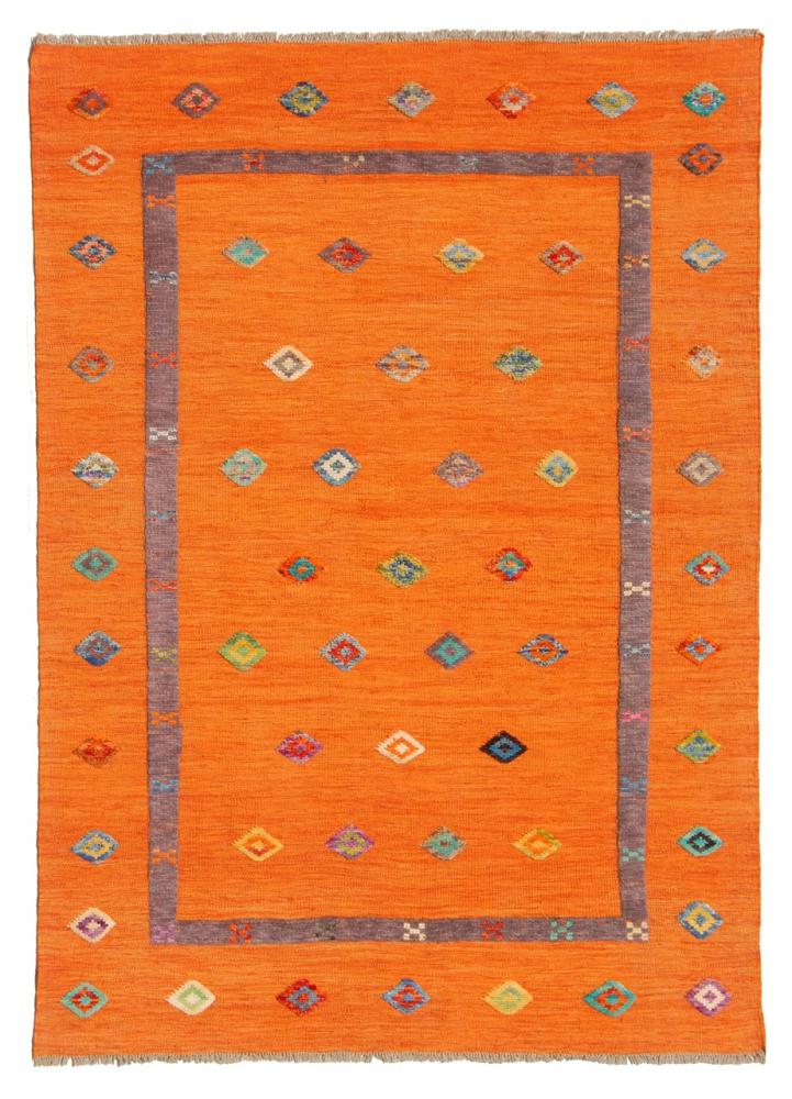 Alfombra afgana Kilim Afghan Nimbaft Edition 199x150 199x150, Alfombra persa Tejido a mano