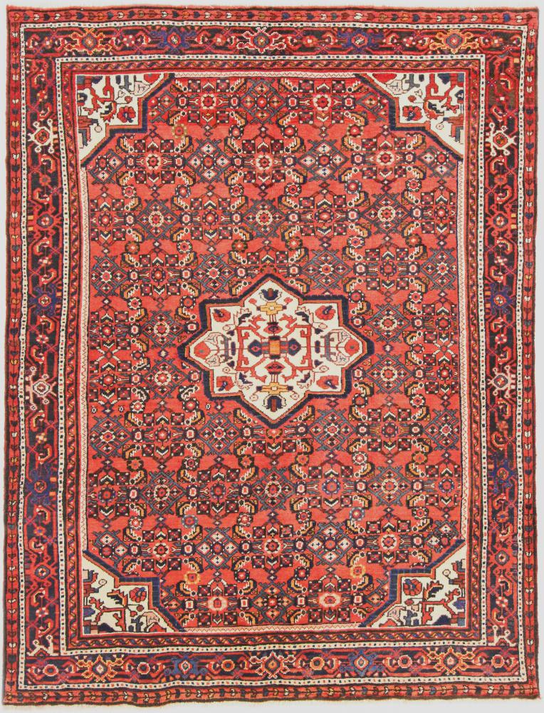 Persisk tæppe Hosseinabad 209x160 209x160, Persisk tæppe Knyttet i hånden