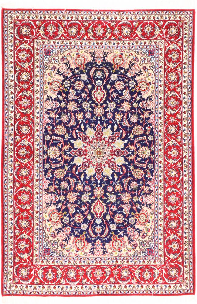 Tapete persa Isfahan Fio de Seda 234x161 234x161, Tapete persa Atado à mão