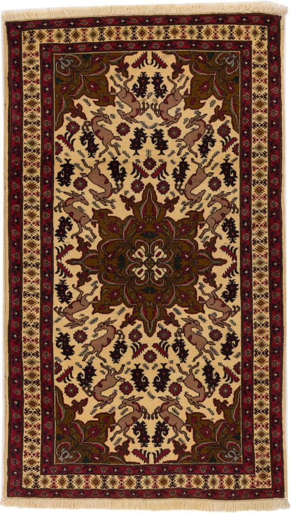 Persian Rug Abadeh 6'4"x3'9" 6'4"x3'9", Persian Rug Knotted by hand