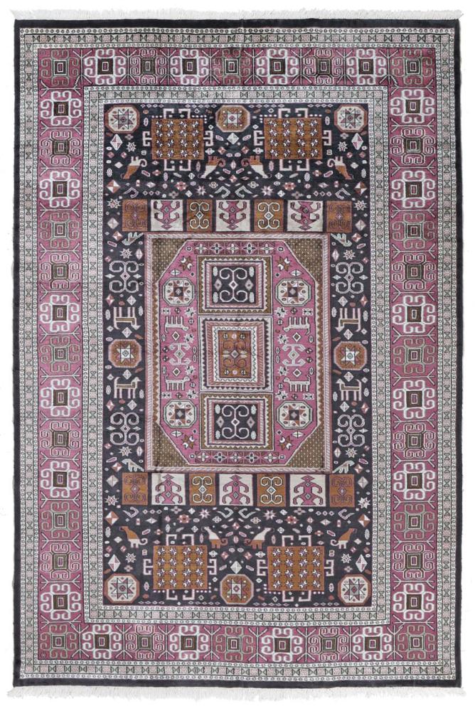 Indischer Teppich Agra Viskose 312x206 312x206, Perserteppich Handgeknüpft