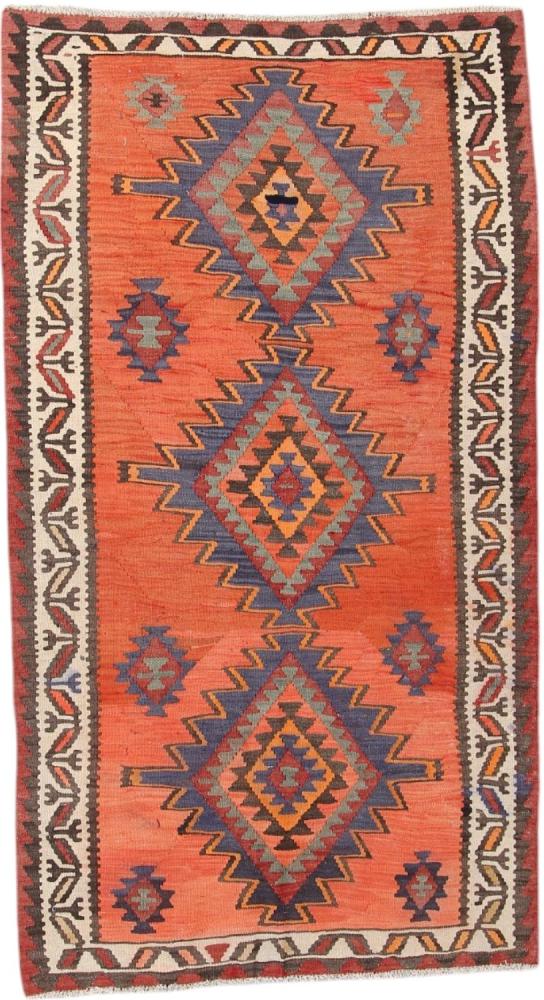 Covor persan Chilim Fars Antic 266x147 266x147, Covor persan Lucrate de mână