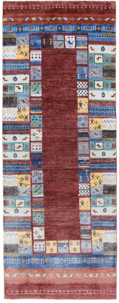 Indiaas tapijt Gabbeh Loribaft 202x78 202x78, Perzisch tapijt Handgeknoopte