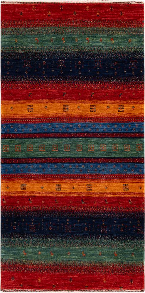 Persian rug Persian Gabbeh Loribaft Essence 137x68 137x68, Persian rug Hand-knotted