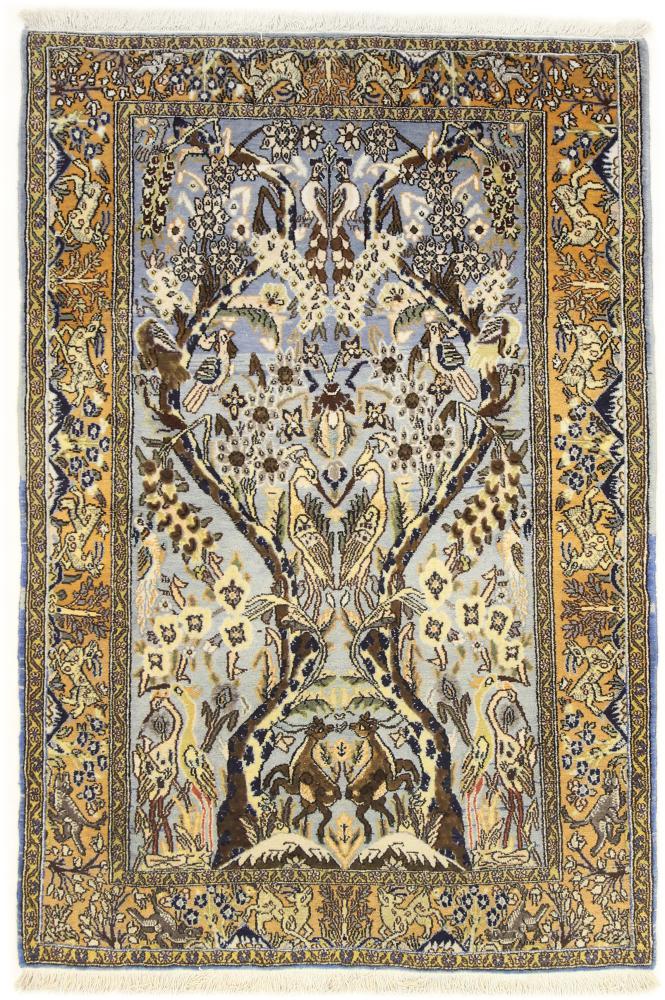 Tapete persa Ghom 161x109 161x109, Tapete persa Atado à mão