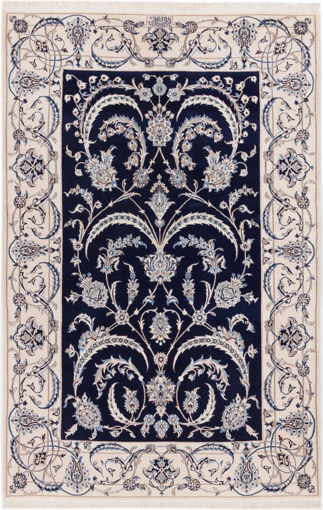 Perzisch tapijt Nain 6La Habibian 198x128 198x128, Perzisch tapijt Handgeknoopte