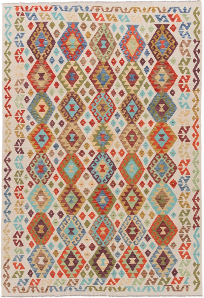 Tapete afegão Kilim Afegão 295x203 295x203, Tapete persa Tecido à mão