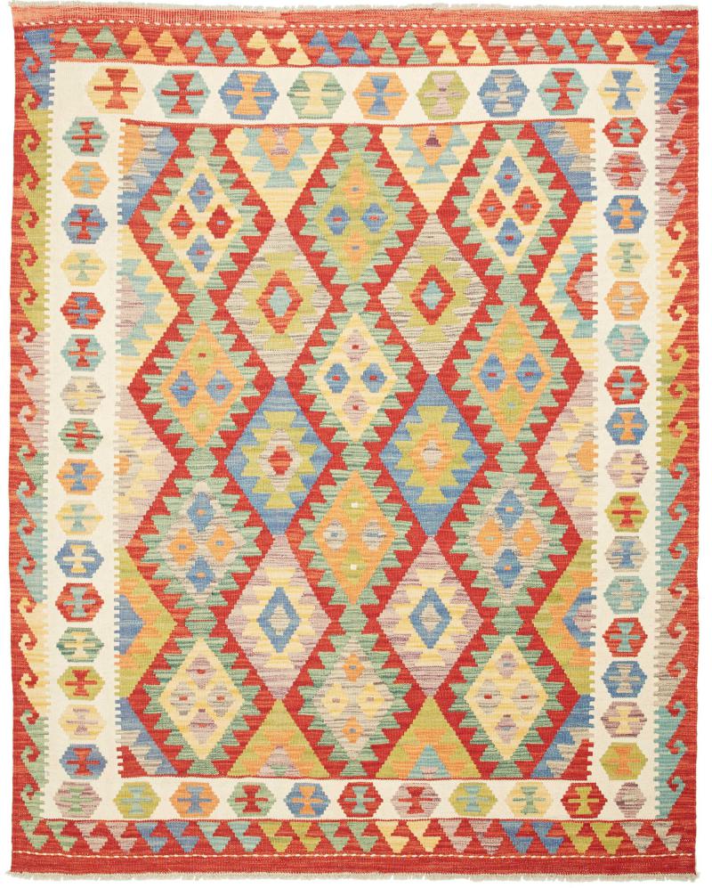 Tapete afegão Kilim Afegão 195x157 195x157, Tapete persa Tecido à mão
