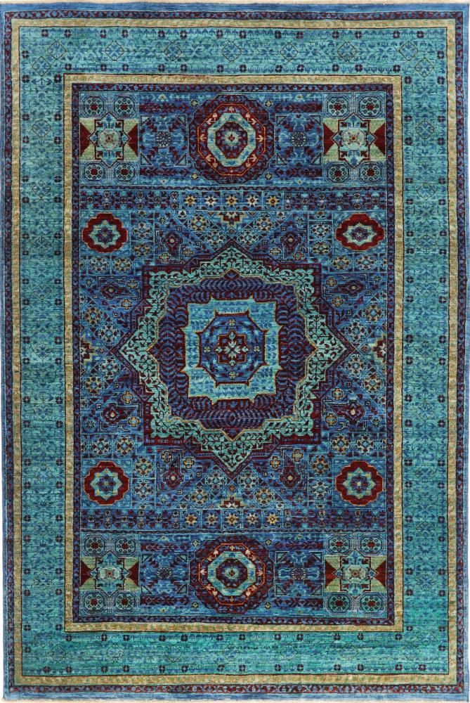 Tapete paquistanês Mamluk 184x124 184x124, Tapete persa Atado à mão