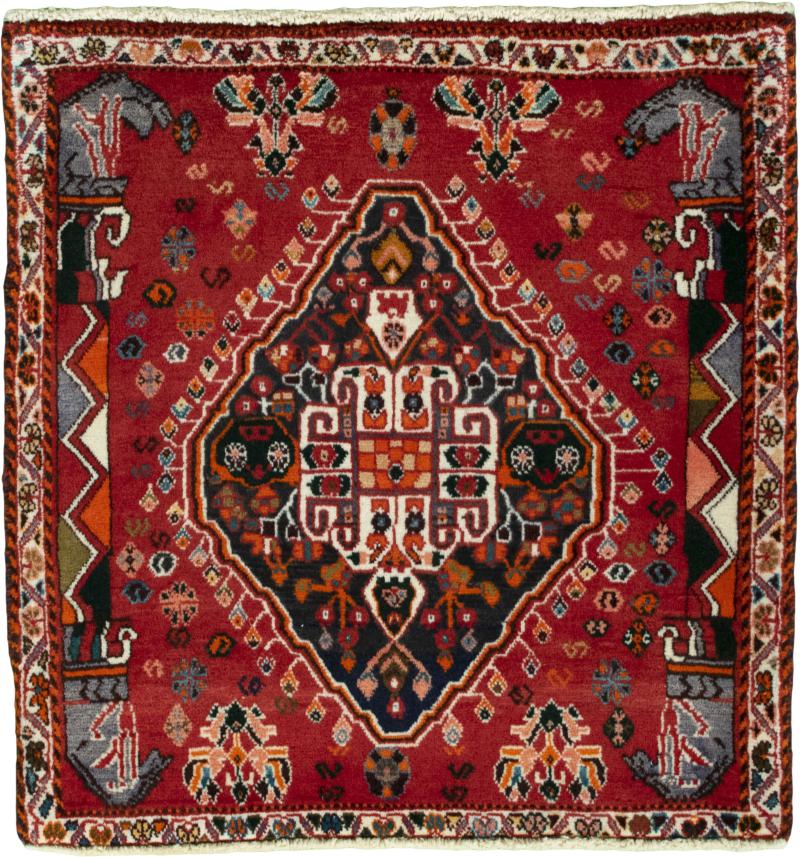 Persialainen matto Shiraz 71x69 71x69, Persialainen matto Solmittu käsin