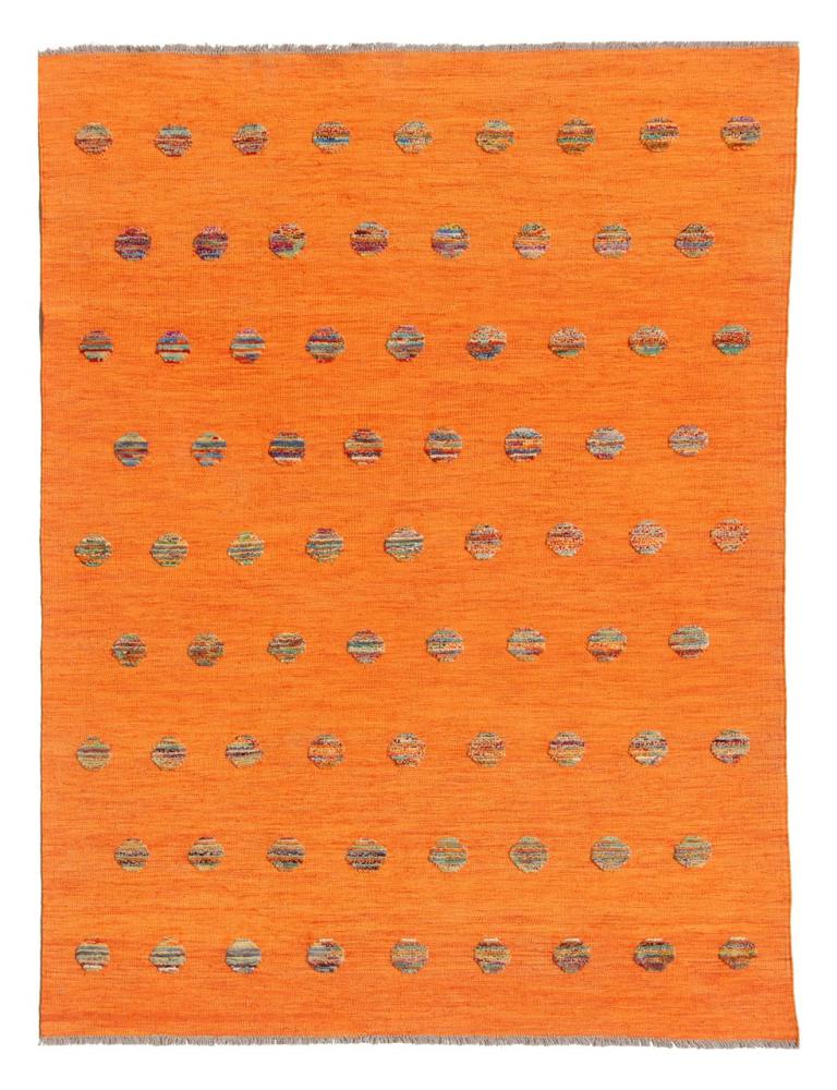 Alfombra afgana Kilim Afghan Nimbaft Edition 193x155 193x155, Alfombra persa Tejido a mano