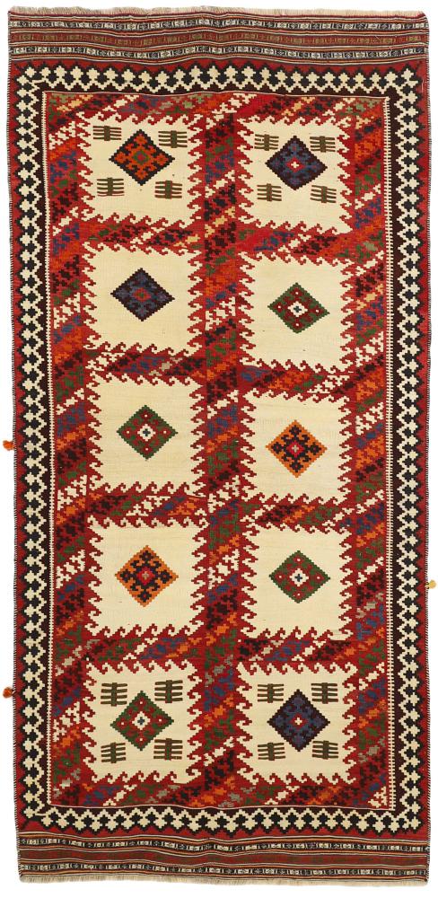 Tapete persa Kilim Fars 297x138 297x138, Tapete persa Tecido à mão