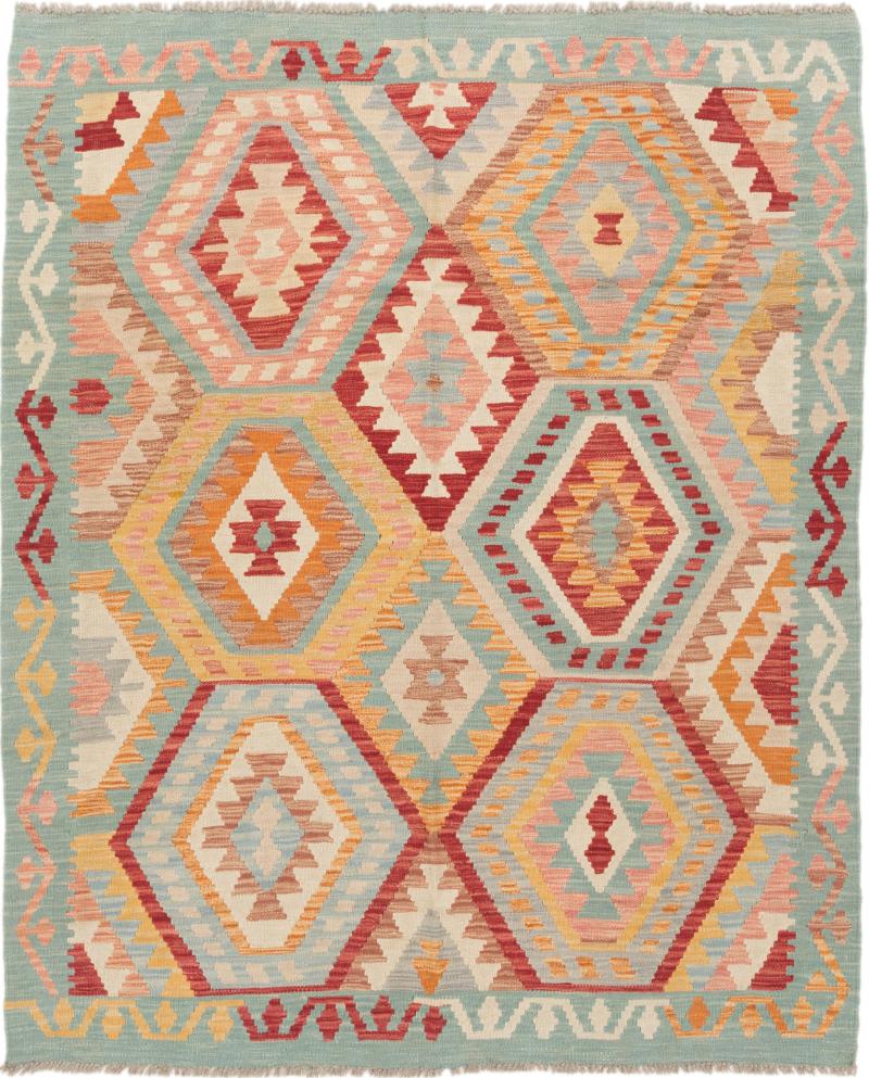 Tapete afegão Kilim Afegão 185x154 185x154, Tapete persa Tecido à mão