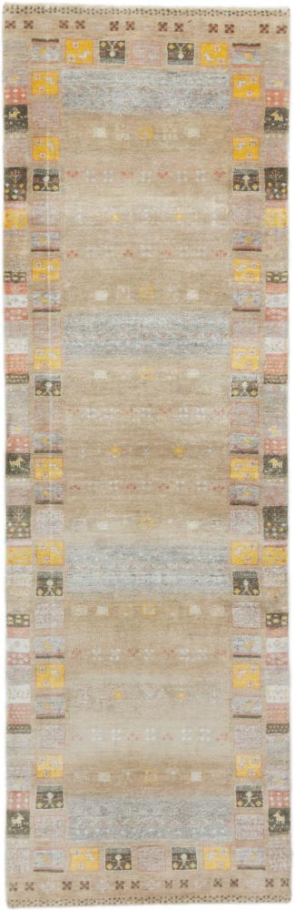 Indiai szőnyeg Gabbeh Loribaft 255x80 255x80, Perzsa szőnyeg Kézzel csomózva