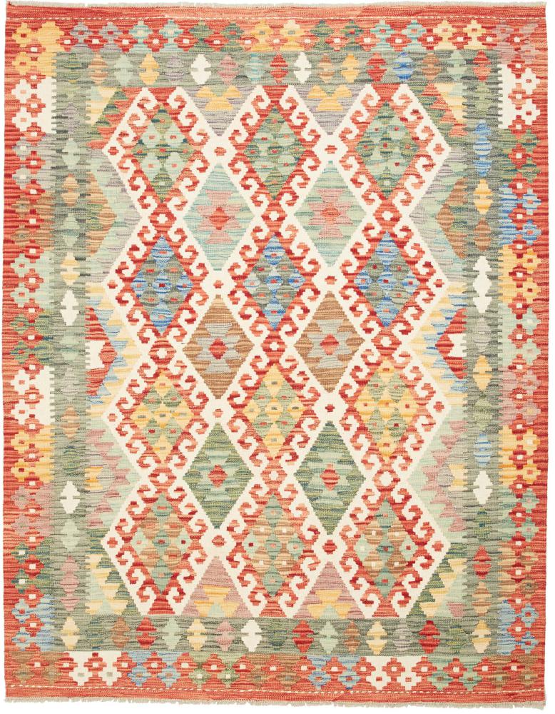 Afghan rug Kilim Afghan 199x158 199x158, Persian Rug Woven by hand