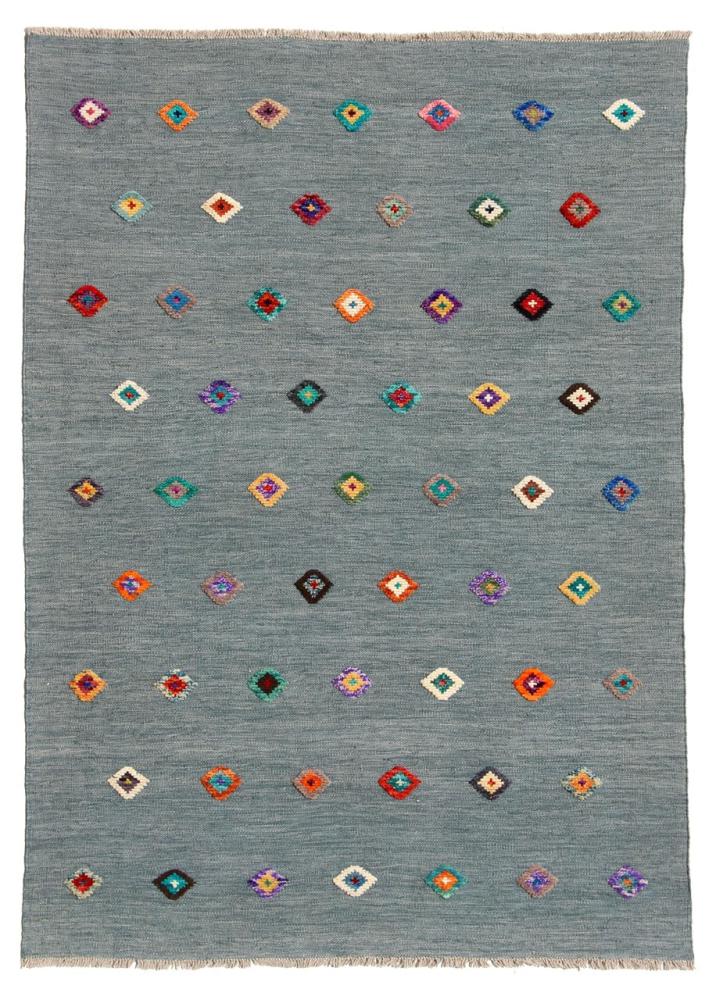 Alfombra afgana Kilim Afghan Nimbaft Edition 198x147 198x147, Alfombra persa Tejido a mano